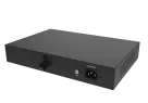 Hanwha - SKY-SW10g-001 - Switch SW10g (8 Port Gigabit PoE+ Switch with 2xSFP, 802.3af (max 15.4W), 802.3at (max 30W), max power budget 125W, 10/100/1000 Mbps)