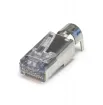 Platinum Tools - 100027C - ezEX48 Cat6A Shielded RJ45 External Ground Connector, 25/Clamshell.