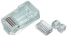 Platinum Tools - 106177C - RJ45 (8P8C), Cat6 HP, Round-Solid 3-Prong. 25/Clamshell.