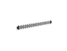 Kendall Howard - 1903-1-001-01 - 1U Flat Cable Lacing Panel