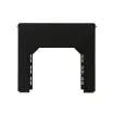 Kendall Howard - 1915-3-500-08 - 8U 18" Deep Open Wall Rack