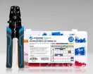 Jonard Tools - TCK-178X - Solderless Ring/Lug Terminal Kit with Crimper