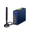 Planet - LCG-300-EU - IP30 Industrial IoT LoRaWAN Gateway with 5-Port 10/100/1000T - EU868 MHz