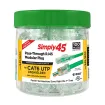 Simply 45 - S45-1600 - Pass Through Green Tint - Cat6 UTP - 100pc Jar