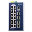 Planet - IGS-6325-16P4S - L3 Industrial 16-Port 10/100/1000T 802.3at PoE + 4-Port 100/1000X SFP Managed Ethernet Switch