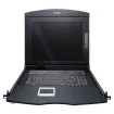 Planet - IKVM-210-16M - 17" 16-Port Combo VGA LCD IP KVM Switch: 1280x1024 video quality, Up to 256 computers, On Screen Display (OSD)