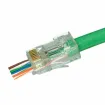 Simply 45 - S45-1600P - PROSeries Pass Through Green Tint - Cat6 UTP with Cap45 - 100pc Jar