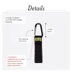 Rip-Tie - LGC-09-G04 - 1-1/2 Inch CableCarrier-LG with 4.5 Inch Heavy Duty Locking Carabiner Multi-Color Pack 1.5" x 9