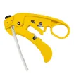 Simply 45 - S45-S01YL - Adjustable Cat7a/6a/6/5e UTP/STP Stripper Yellow, 1Ea/Blister