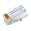 Simply 45 - S45-1501 - Pass Through Blue Tint, Cat5e UTP, 50pc Clamshell 