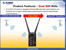 Planet - ICG-2510W-LTE-US - Industrial 4G LTE Cellular Wireless Gateway with 5-Port 10/100/1000T(LTE Band B2/B4/B12)