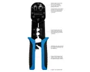 Jonard Tools - UC-4511 - RJ45 & RJ11/12 Modular Pass-through Crimper with Tail Crimping Slots