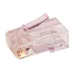 Simply 45 - S45-1700 - Pass Through Red Tint, Hi/Lo Stagger - Cat6/6a UTP - 100pc Jar