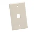 Platinum Tools - 601WH-25 - Wall Plate, Standard, 1 Port, White 25pc/Installer Pack