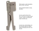 Jonard Tools - CSR-125 - Compact Cable Slit & Ring Tool, (0 - 0.125")