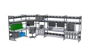 Kendall Howard - 7100-1-100-60 - 60" Performance Plus Heavy Duty LAN Station