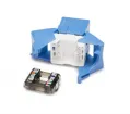 Platinum Tools - 751-1 - Keystone Jack, Cat6A, Shielded, Tool-less. Bag.