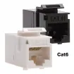 Platinum Tools - 768BK-1 - Cat6 Keystone Coupler, F to F, Black UTP. 1/Bag.