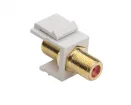 Platinum Tools - 780WH-50 - Keystone Jack, F 3GHz, White. 50pc/Installer Pack.