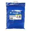 Simply 45 - S45-3500W-25 - Cat5e UTP 180° White Keystone Jack, Toolless, Dust Cover, w/6-Color Snap-On ID Bars Included. 1ea/Bag, 25/Pack