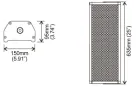 GeoVision - 84-IPSS400-0020 - Network Sound Column 40W 