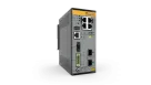 Hanwha - AT-IE220-6GHX-K90 - AT Industrial rugged switch with 4 x Gigabit Ethernet DIN Rail Mount, PoE++ and optional 2x 10G (SFP+). 180W total PoE budget *Power supply sold separately (NDAA and TAA compliant)
