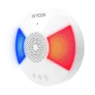 AVYCON - AVA-MICSPKSRN - 2-Way Audio with siren alarm device, alert, warn, and draw attention during any desired event such as motion and smart analytics, easily connects with Diversity IP Motorized cameras
