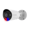 AVYCON - AVC-NPB81F180 - 8MP (4K), H.265+ InfiniteColor, Panoramic Bullet AI Diversity IP Camera, True WDR, 8MP@20FPS, Full Color (white light), Built-in Mic, Speaker (2-way), Siren, 180 Panoramic Lens, MicroSD, Onvif, DC12V / PoE, IP67, White