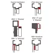 SECO-LARM - E-941DA-1K2Q - 1,200-lb Electromagnetic Lock, Double-Door, UL Listed