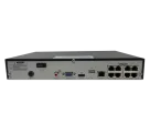 BOLIDE - BK-NVR8 - 8-Channel 4K H.265 NVR with 8-Port Built-in POE, Supports Up to 4K Cameras, 76Mbps Throughput, 4K Output, HDMI, VGA, 1 Hard Drive Bay Up to 12TB, NDAA Compliant, iPac AI Enabled