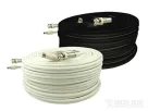 BP0033/PM60W 60' Siamese Zip Cable with BNC Connection White