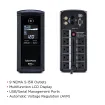 CYBERPOWER - CP850AVRLCD - CyberPower 850VA/510W Line-Interactive UPS AVR LCD 9 Outlets 3 Year Warranty 1080 Joules