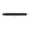 CYBERPOWER - CPS1215RMS - 1800 J, 120 V, 12 NEMA 5-20R (6 front, 6 rear), 15 ft cord, 3 year warranty