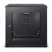 CYBERPOWER - CR12U61003 - 12U 19" Wall Mount Enclosure, 600mm wide, 600mm deep, hex perforated metal door, side panels, locking doors/side panels, black, 132lbs (60kg) loading capacity, 5 year warranty