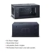 CYBERPOWER - CR6U61003 - 6U 19" Wall Mount Enclosure, 600mm wide, 600mm deep, hex perforated metal door, side panels, locking doors/panels, black, 132lbs (60kg) loading capacity, 5 year warranty