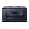 CYBERPOWER - CR6U61003 - 6U 19" Wall Mount Enclosure, 600mm wide, 600mm deep, hex perforated metal door, side panels, locking doors/panels, black, 132lbs (60kg) loading capacity, 5 year warranty