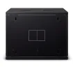 CYBERPOWER - CR9U61003 - 9U 19" Wall Mount Enclosure, 600mm wide, 600mm deep, hex perforated metal door, side panels, locking doors/panels, black, 132lbs (60kg) loading capacity, 5 year warranty