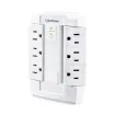 CYBERPOWER - CSB600WS - 900 J, 125 V, NEMA 5-15P plug, 6 NEMA 5-15R, Limited lifetime warranty