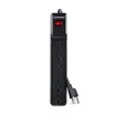 CYBERPOWER - CSB606 - 900 J, 125 V, NEMA 5-15P plug, 6 NEMA 5-15R, 6 ft cord, Limited lifetime warranty
