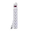 CYBERPOWER - CSB606W - 6-Outlet Surge Protector with 900 Joules, EMI/RFI filtering, white, 6FT Cord, and $50K CEG