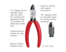Jonard Tools - DIABVNOTCH - Diagonal Pliers Crushing Slitting