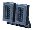 Digital Watchdog - DW-ILHYBIP850 - Hybrid 850nm Infra-red Illuminator and White Light, High Power Dual Core LEDs, with 614' coverage distance. Interchangeable lens packs to deliver a variety of angles out of the box. Built in web browser interface fo