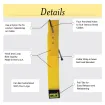 Rip-Tie - HE-06 - One Inch Wide CaEleWrap with Elastic Loop 1" x 6"