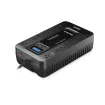 CYBERPOWER - EC850LCD - 850VA/510W, Simulated Sine Wave, NEMA 5-15P, 5 ft cord, 12 NEMA 5-15R, USB, PowerPanel Personal Edition software, 3 year warranty