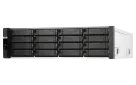 QNAP - ES1686dc-2142IT-128G-US - QNAP 16-Bay Active-Active Dual Controller ZFS NAS and iSCSI/ IP-SAN. 3U, SAS 12G (compatible with SAS 6G), 3 x Gigabit LAN, 4x10GbE(SFP+), 40GbE-ready