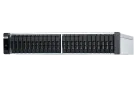 QNAP - ES2486dc-2142IT-128G-US - QNAP 24-Bay Active-Active Dual Controller ZFS NAS and iSCSI/ IP-SAN. 3U, SAS 12G (compatible with SAS 6G), 3 x Gigabit LAN, 4x10GbE(SFP+), 40GbE-ready