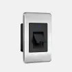 ZKTeco USA  - FR1500-Mifare - Flushmount Slave Fingerprint Reader with Mifare Card Reader