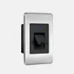ZKTeco USA - FR1500-iClass - Flushmount Slave Fingerprint Reader with HID iClass Card Reader