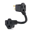 Cyber Power - GC201 - Extender Cable with Two Grounded Outlets