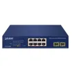 Planet - GS-2210-8P2S - 8-Port 10/100/1000T 802.3at PoE + 2-Port 1000X SFP Web Smart Ethernet Switch